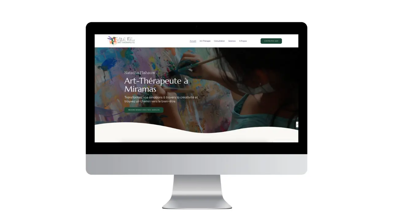Création de Site Web Sur-Mesure et Professionnel | Site Vitrine Pro art therapeute