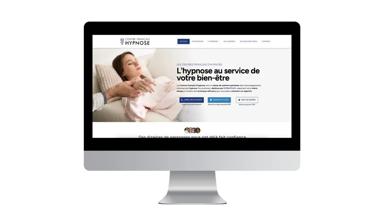 Création de Site Internet à Manosque | Agence Web SEO Centre Francais dHypnose