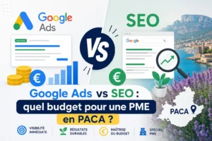 Google Ads vs SEO quel budget pour une PME en PACA Création de Site Internet à Valensole | Agence Web SEO