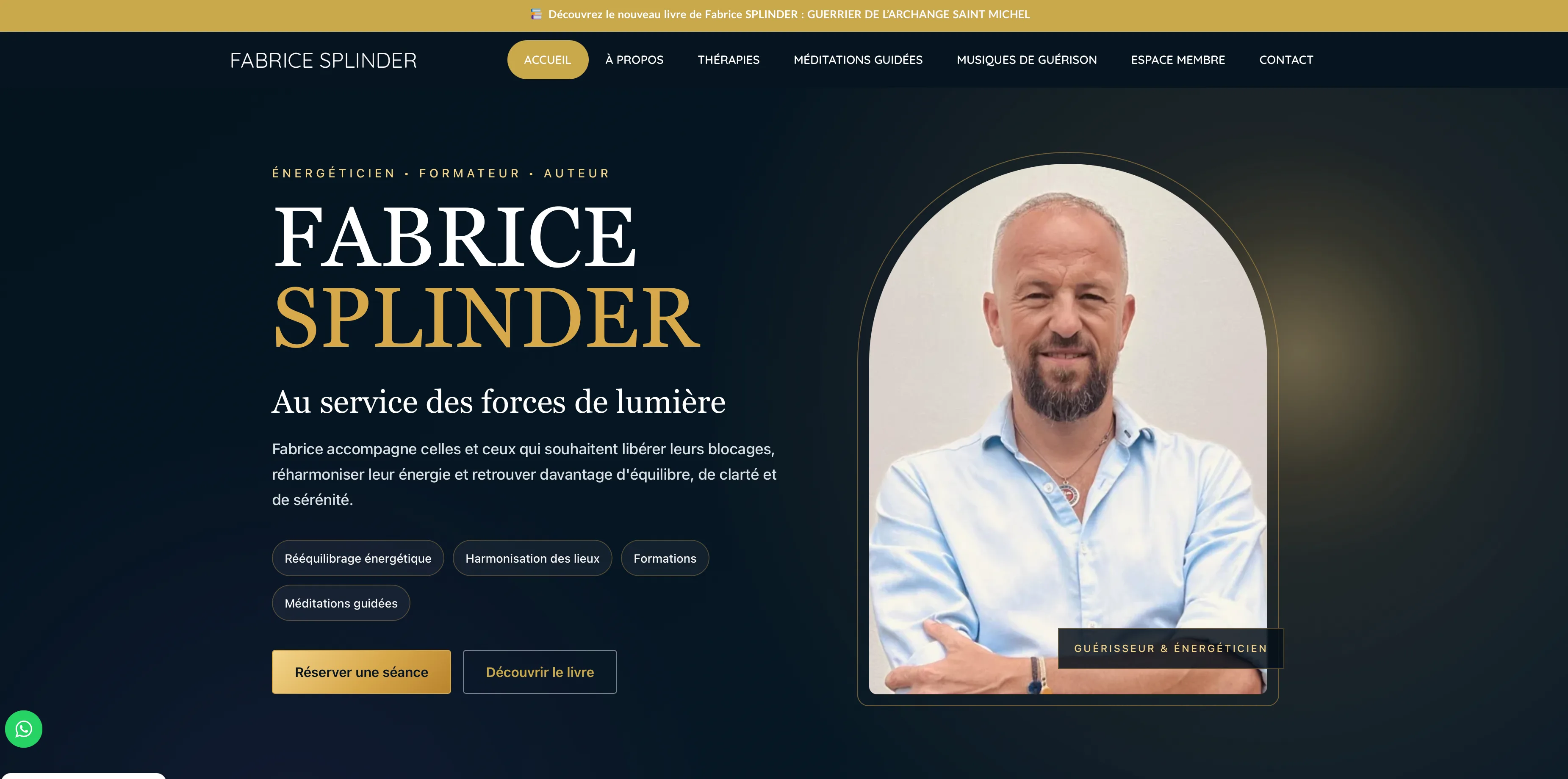 fabrice splinder Portfolio Sites Web WordPress | Nos Réalisations Clients France